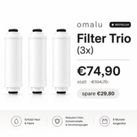 Omalu Ersatzkartuschen – Nachlade-Filter 3