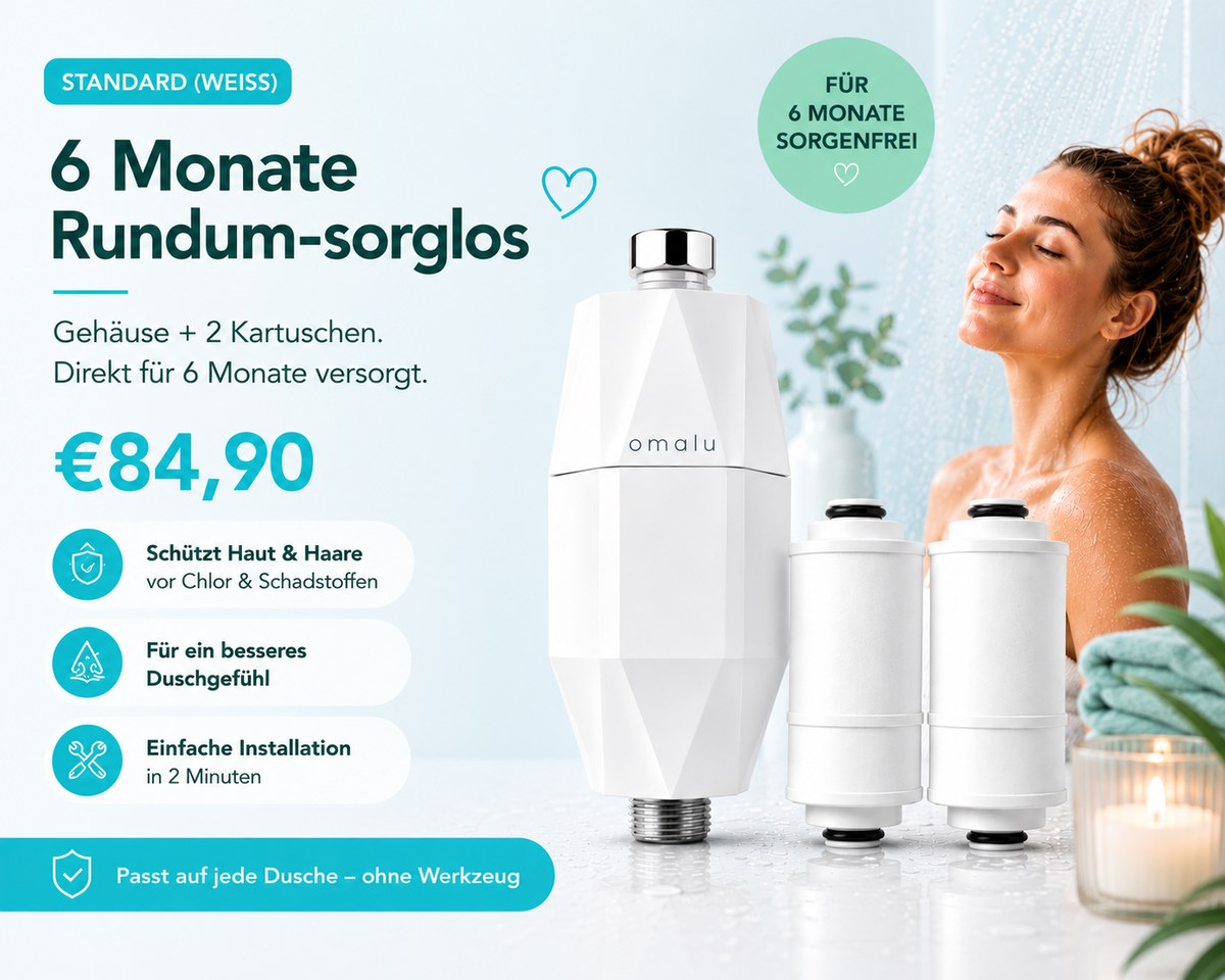 Omalu 6 Monate Rundum-sorglos Bundle – Weiß mit Kartuschen
